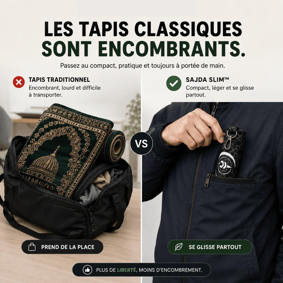Tapis de prière compact | Sajda Slim