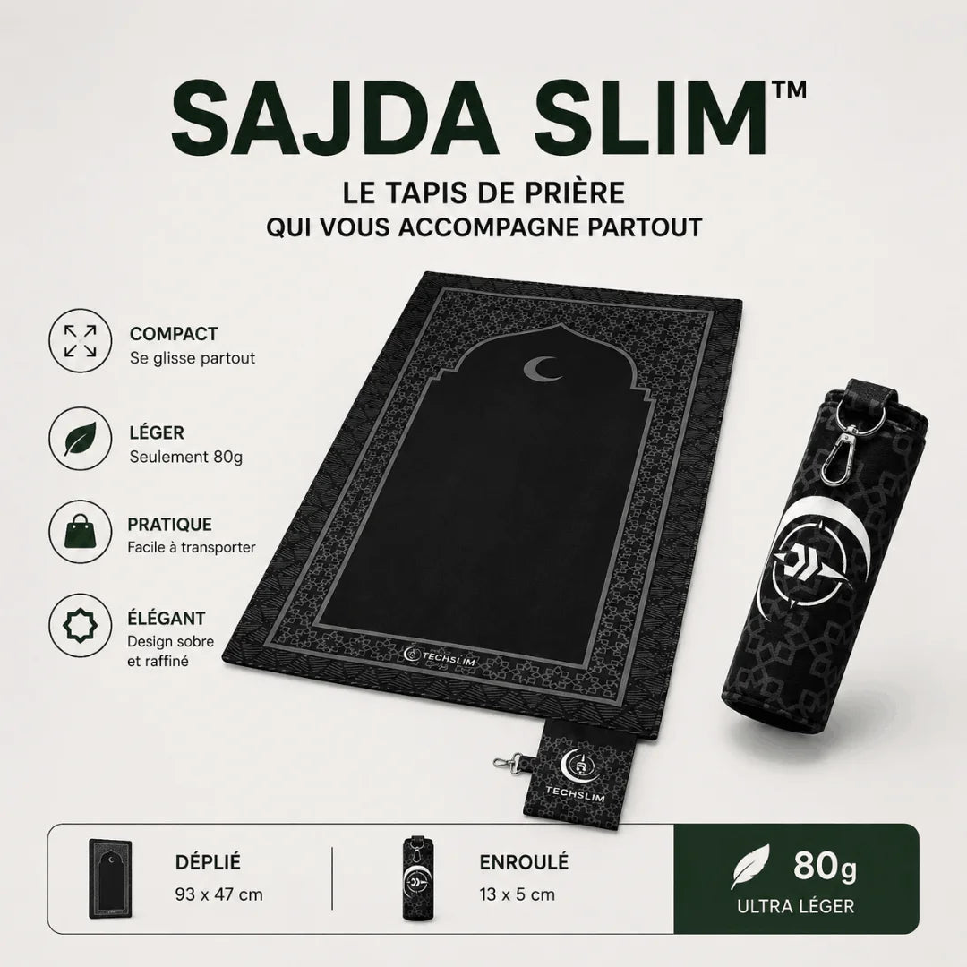Tapis de prière compact | Sajda Slim