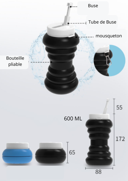 Bidet portable rétractable