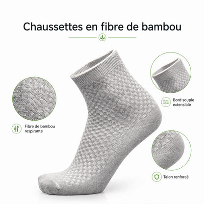 Chaussettes en fibre de bambou – Confort Hajj & Omra