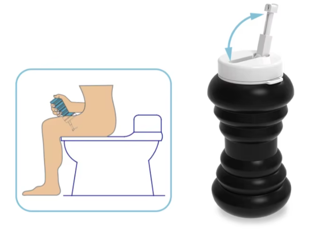 Bidet portable rétractable