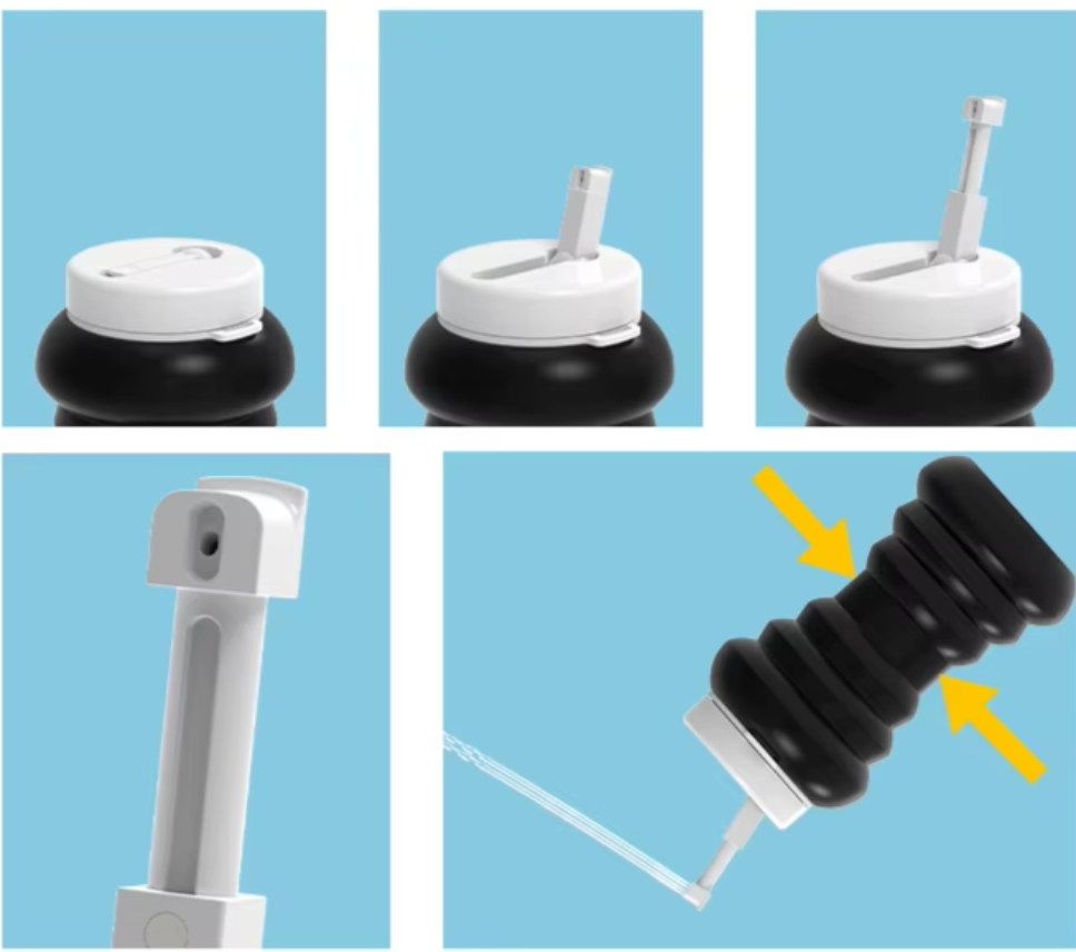 Bidet portable rétractable